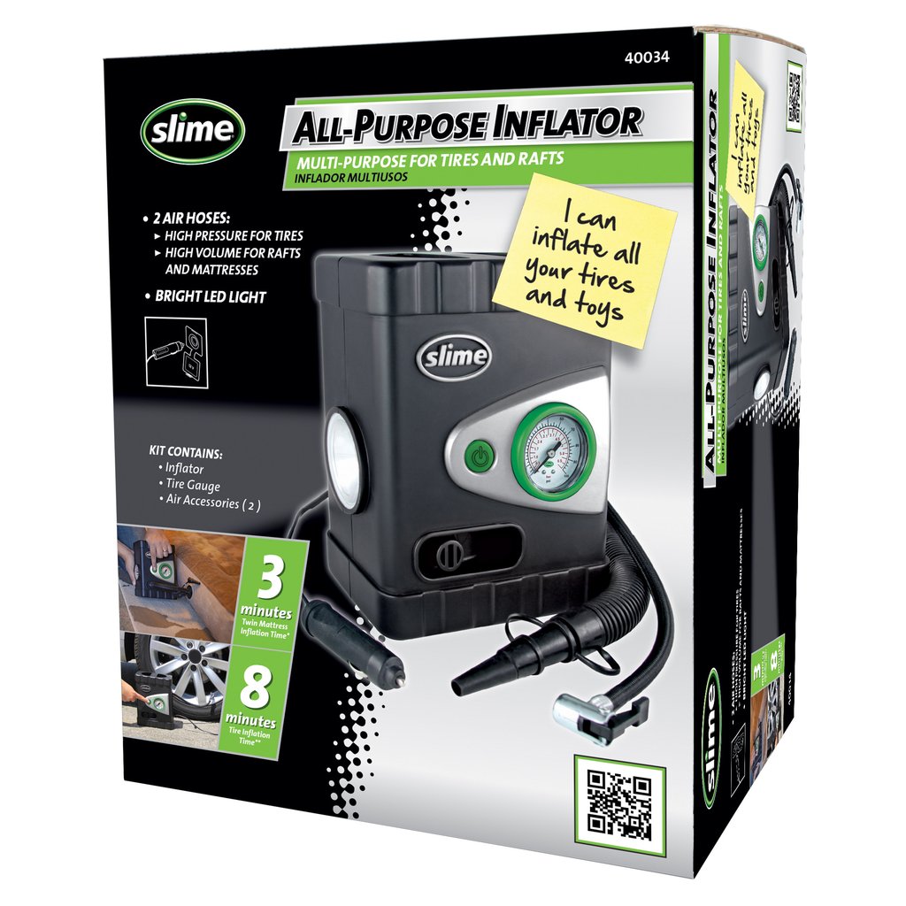 Slime Deluxe All-Purpose Tire Inflator
