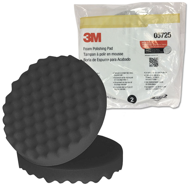 3M Perfect-It Foam Polishing Pad Black Doted 8”