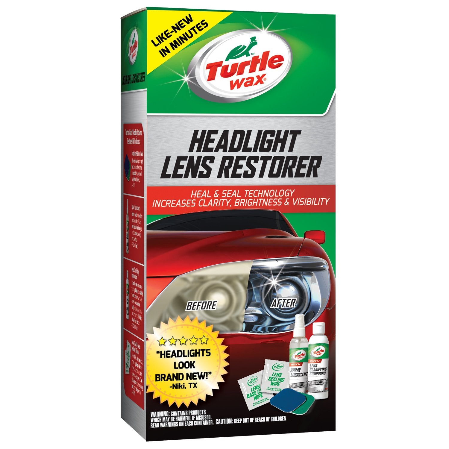 Turtle Headlight Restorer Kit