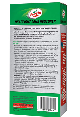 Turtle Headlight Restorer Kit – Autohub Pakistan