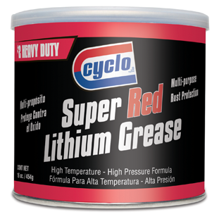 CYCLO SUPER RED LITHIUM GREASE (16oz./454g)