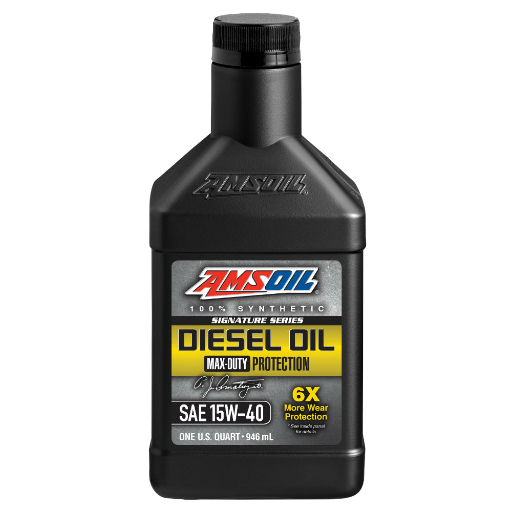 AMSOIL Signature Max Duty Synthetic Diesel Oil 15W-40 (946ml)