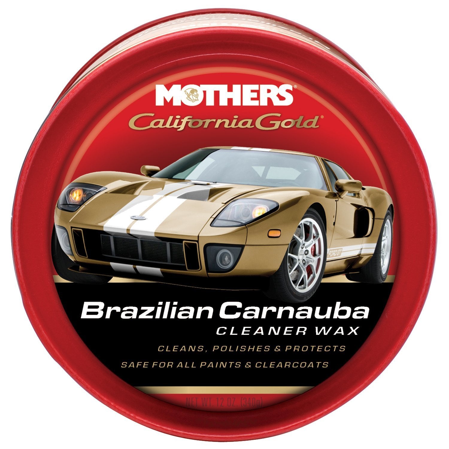 Mothers Brazilian Carnauba Cleaner Paste Wax (12oz.)