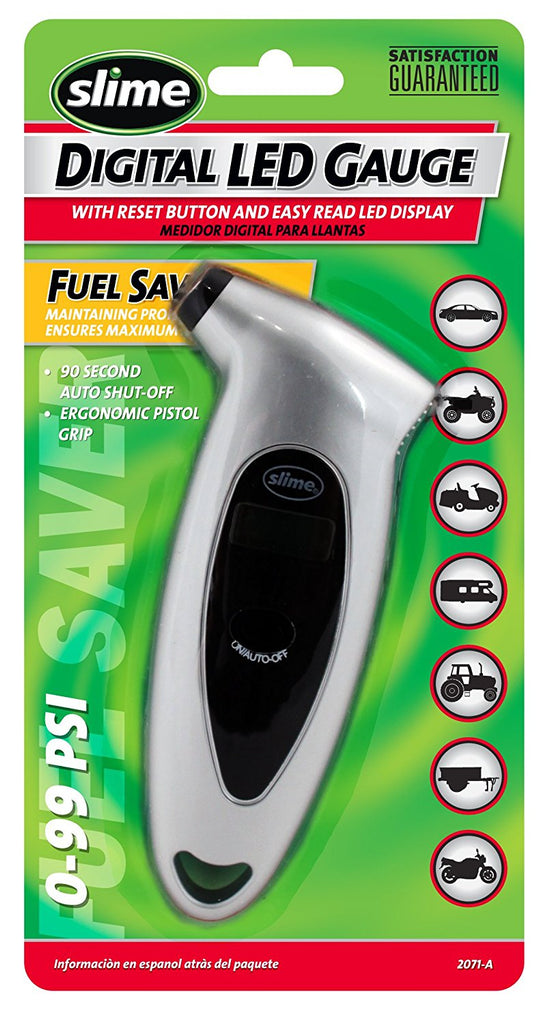 Slime Digital Tire Gauge (099 psi) Autohub Pakistan