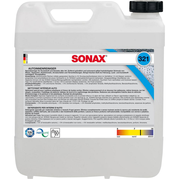 Sonax Interior Cleaner 10 Ltr