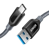 Anker PowerLine+ USB-C To USB 3.0 Cable 6ft. (Gray)