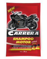 CARRERA Motorcycle Shampoo 20 ml Strip 12 Pcs - Autohub Pakistan