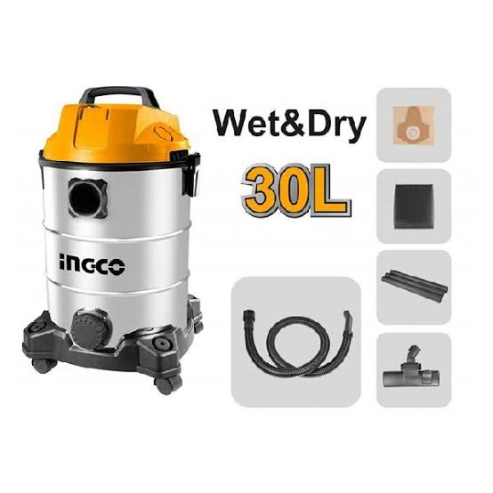 Ingco Wet & Dry Vacuum Cleaner 1300W