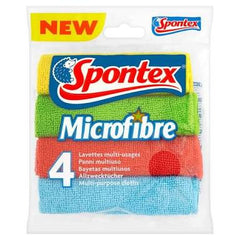 Spontex Microfibre Cloth pack of 4 - Autohub Pakistan