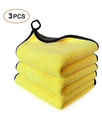 AJ 3pcs Yellow Microfiber Plush (30x40)
