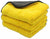 AJ 3pcs Yellow Microfiber Plush (30x40)