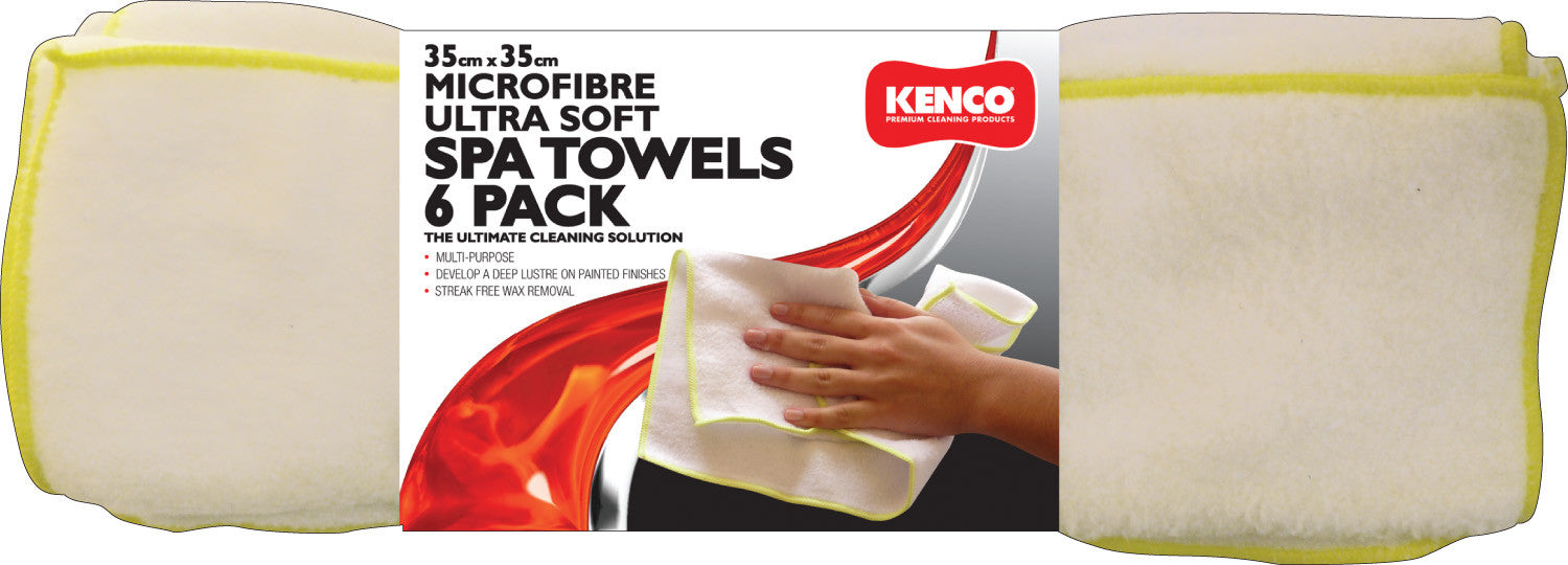 Kenco Micro Fiber Spa Towels 6Pc